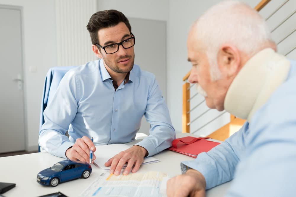 Personal Injury Lawyer Talking To A Client