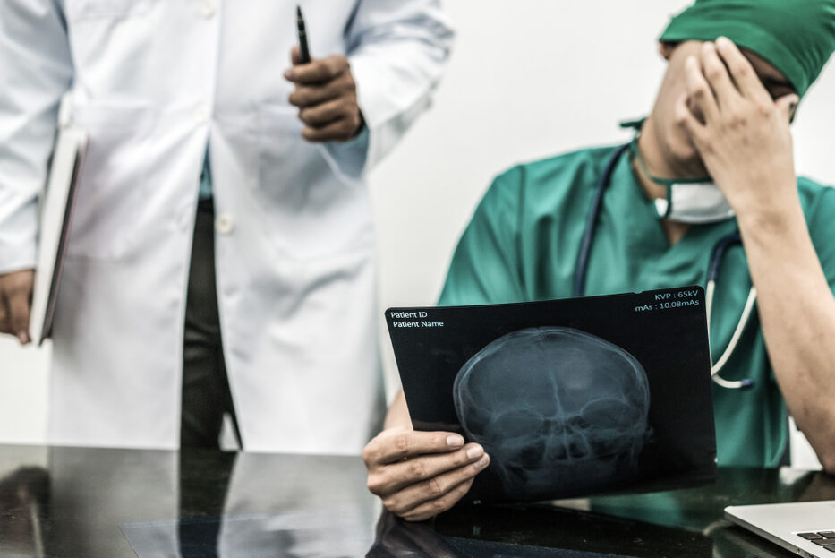 Doctor realized that he did a mistake