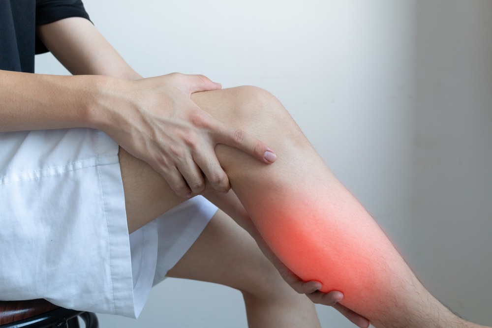 Photo of a Man with Leg Pain